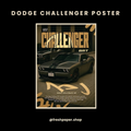 Dodge Challenger SRT Car Poster — Buy Online India | FreshPaper