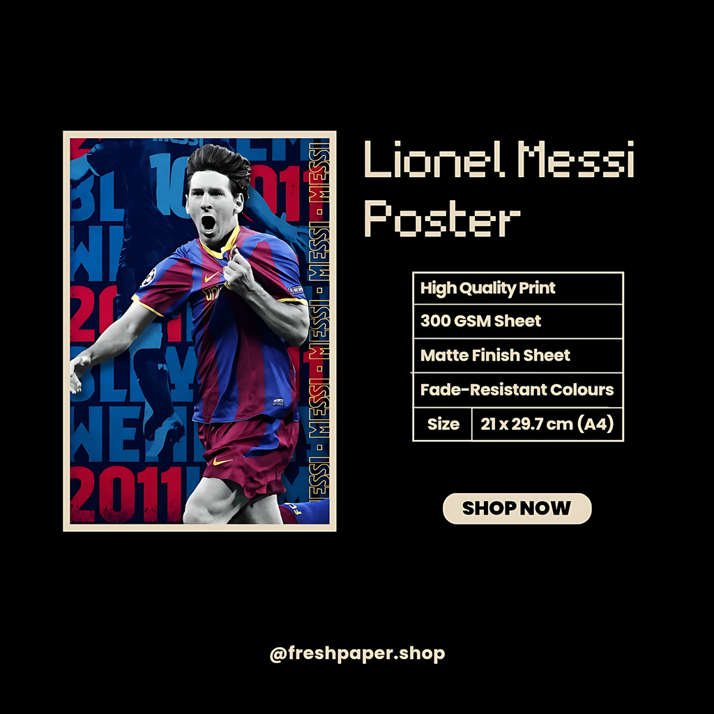Lionel Messi Poster #1 | Football | Sports