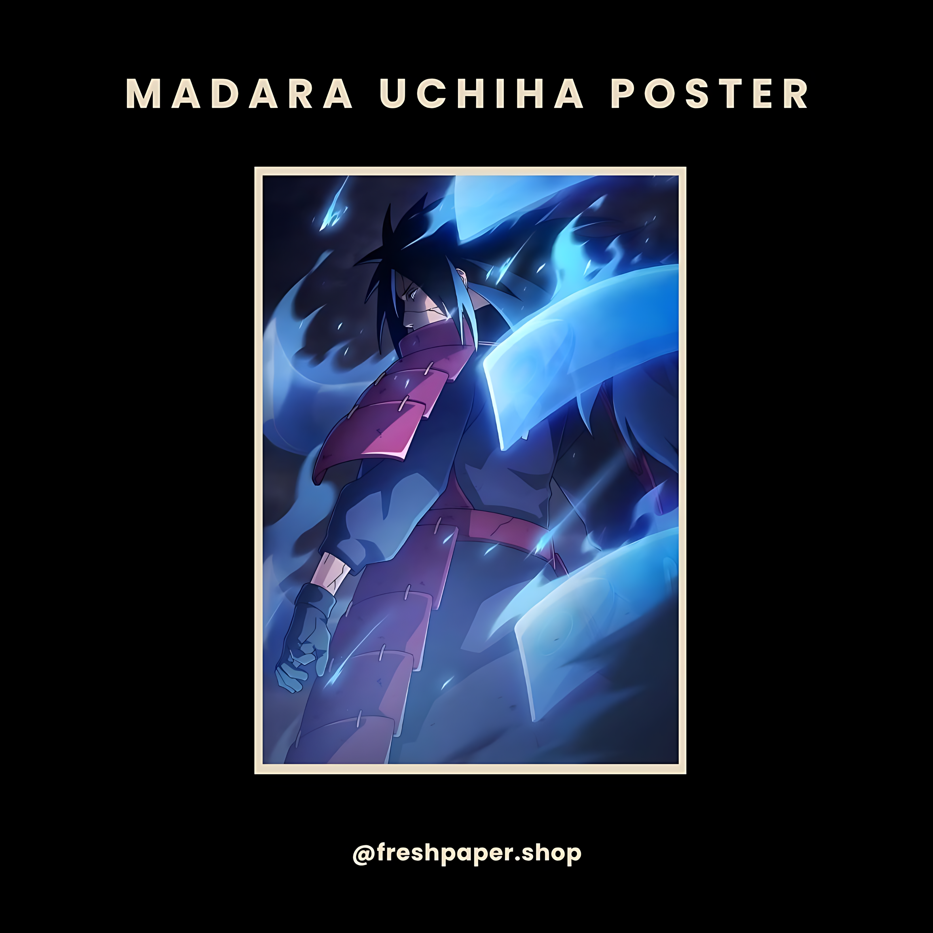 Madara Uchiha Naruto Anime Poster — Buy Online India | FreshPaper