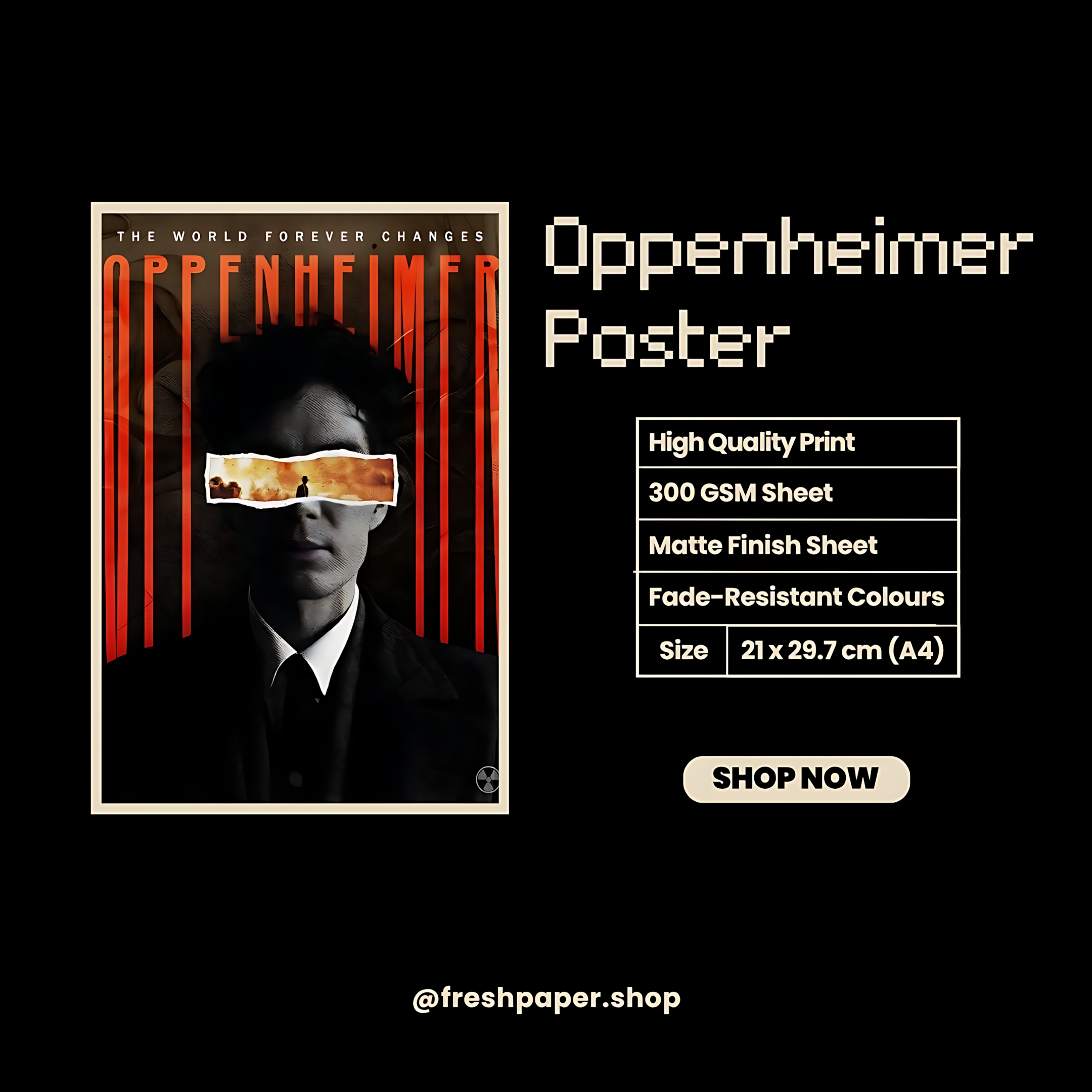 Oppenheimer Poster #1 | Hollywood