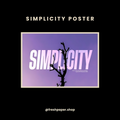 Simplicity Motivational Wall Poster — Buy Online India | FreshPaper