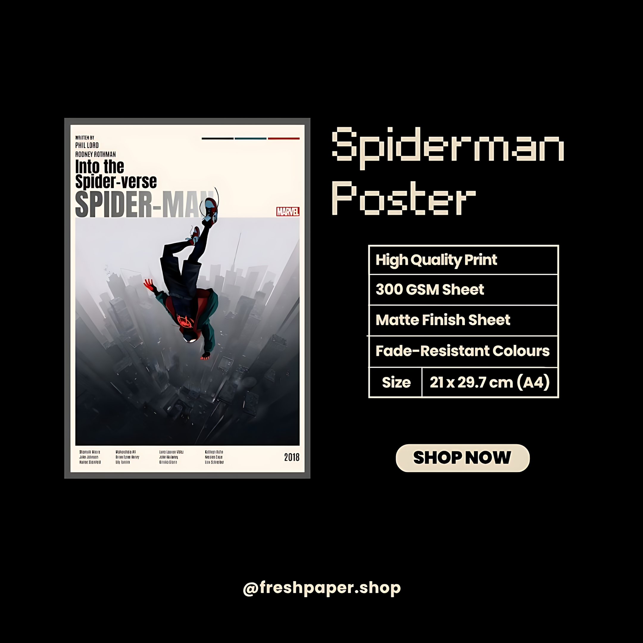 Spiderman Poster | MIles Morales #1 | Marvel