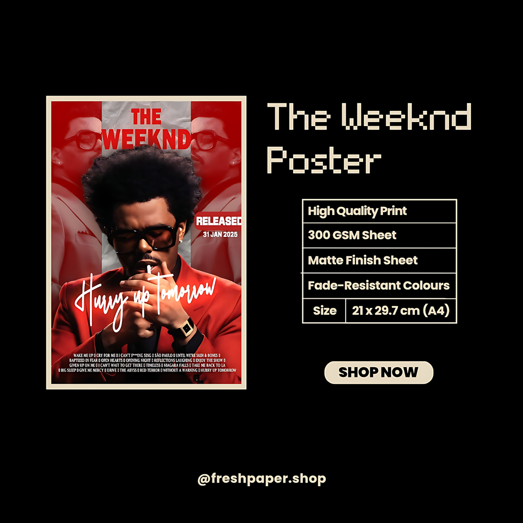 The Weeknd Poster #1 | SInger | Celebrity