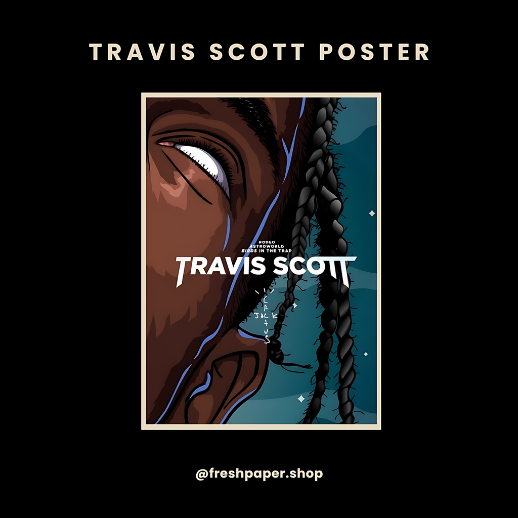 Travis Scott Artist Celebrity Music Poster — Buy Online India | FreshPaper