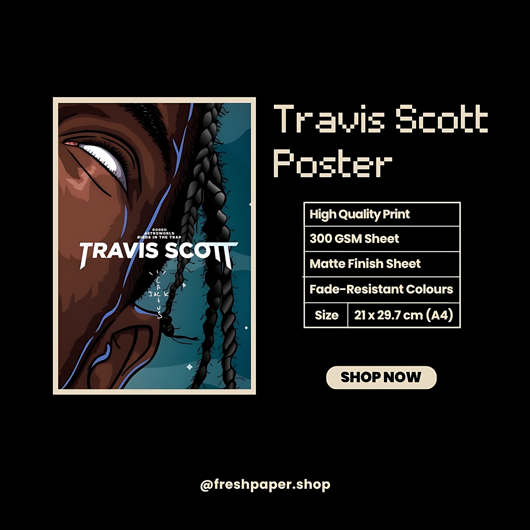 Travis Scott Poster | Artist | Celebrity