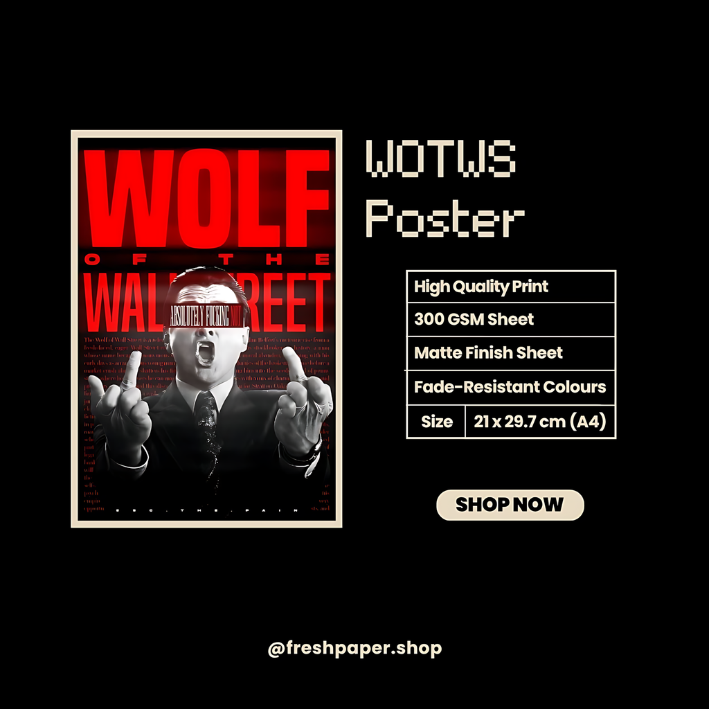Wolf Of The Wall Street Poster | Hollywood