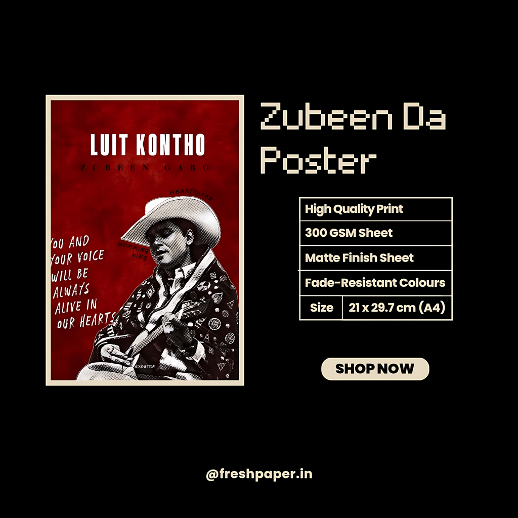 Zubeen Da Poster #1 | SInger | Celebrity