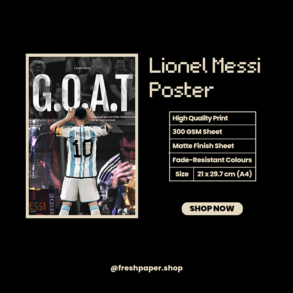 Lionel Messi Poster #2 | Football | Sports