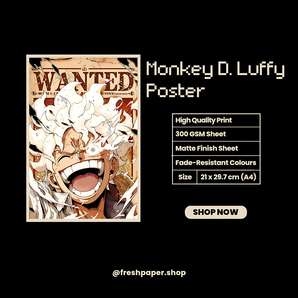 Monkey D Luffy Poster #2 | Onepiece | Anime