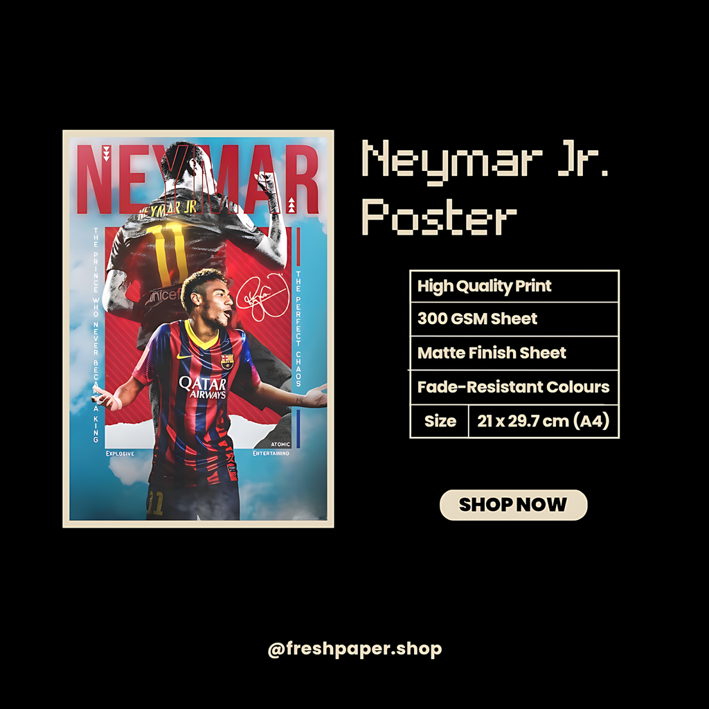 Neymar Jr. Poster #2 | Football | Sports