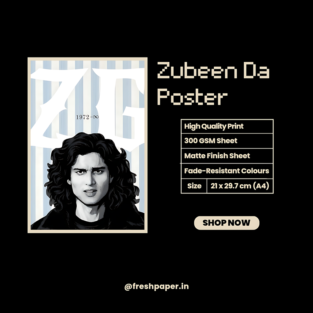 Zubeen Da Poster #2 | Singer | Celebrity