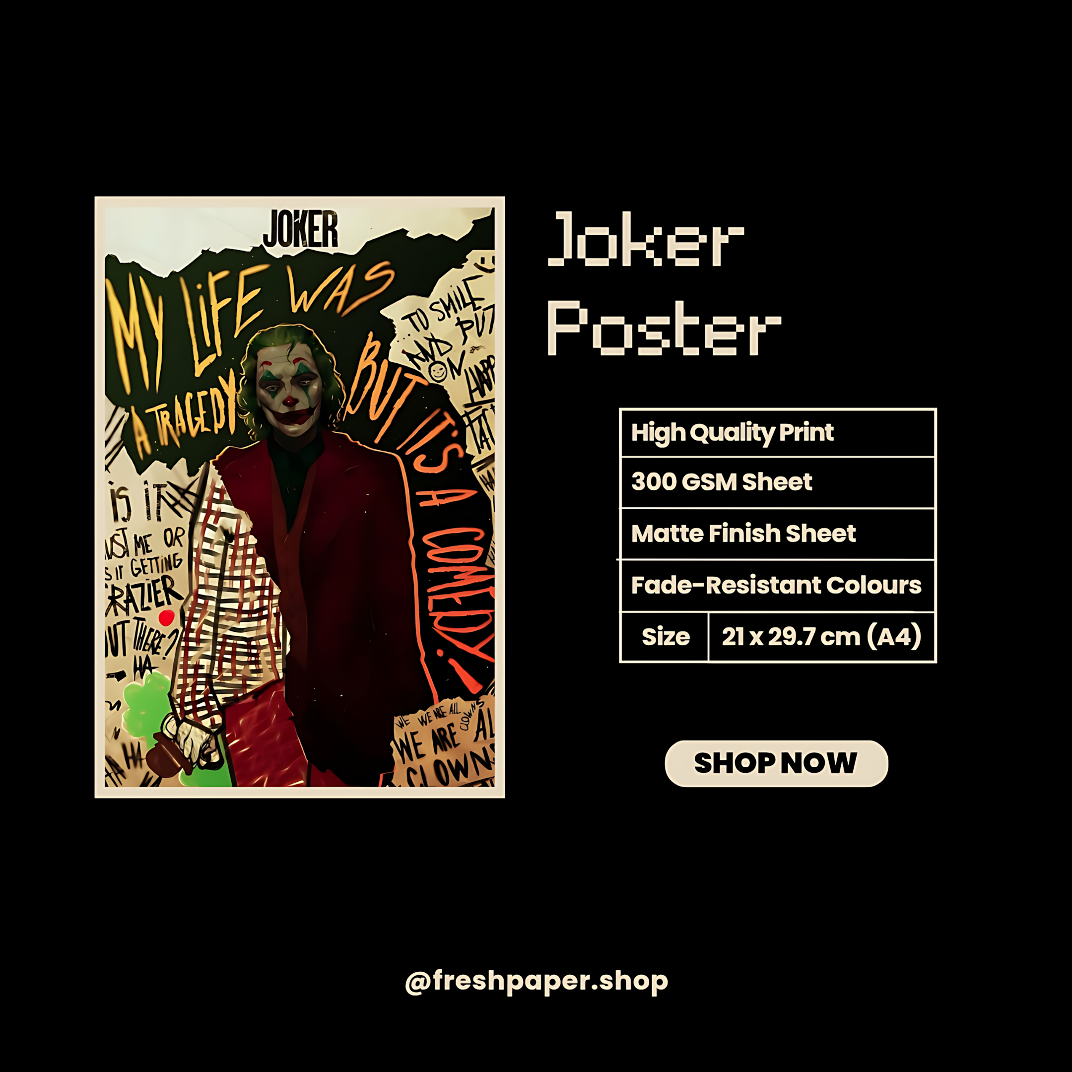 Joker Poster #3 | Joker | DC