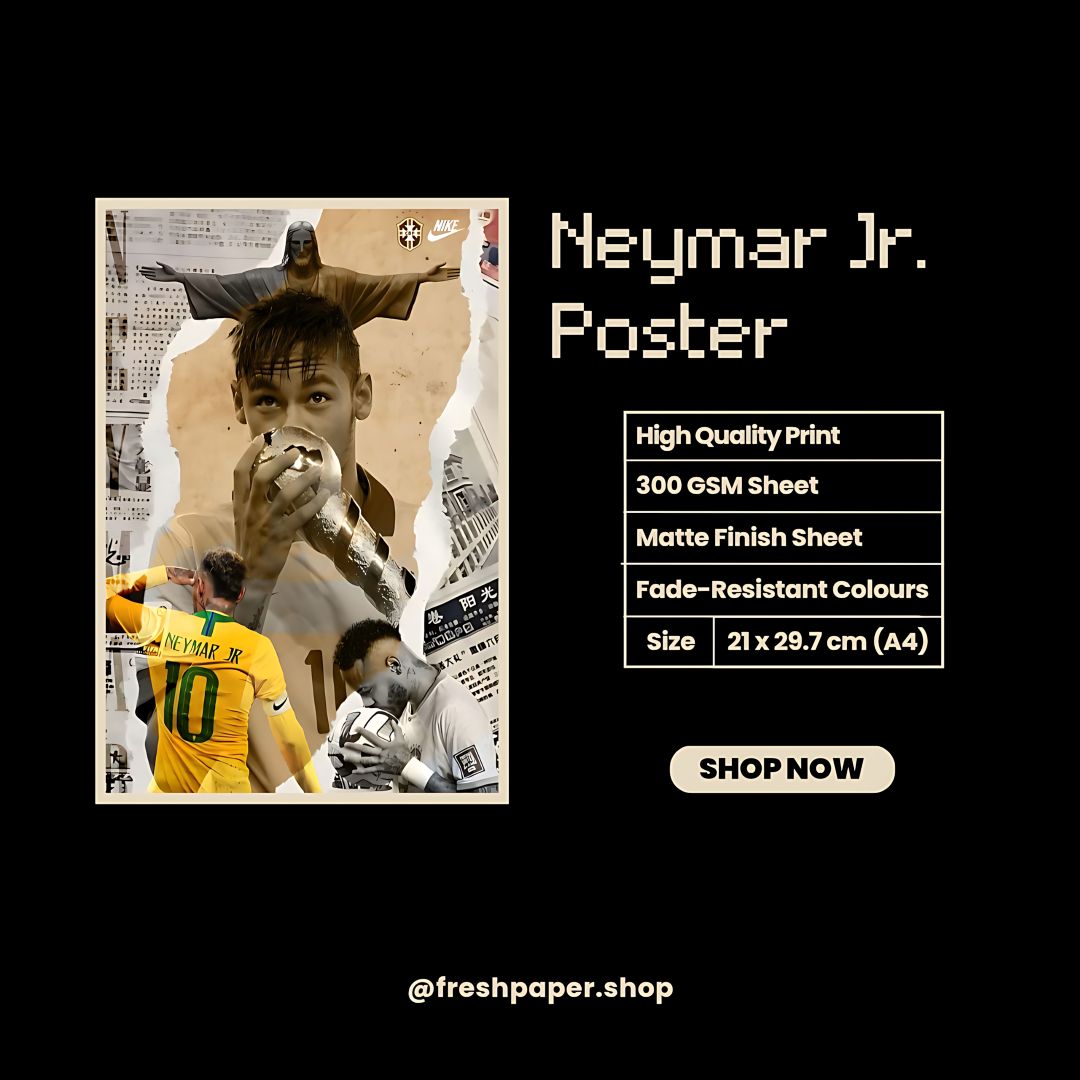 Neymar Jr Poster #4 | Football | Sports