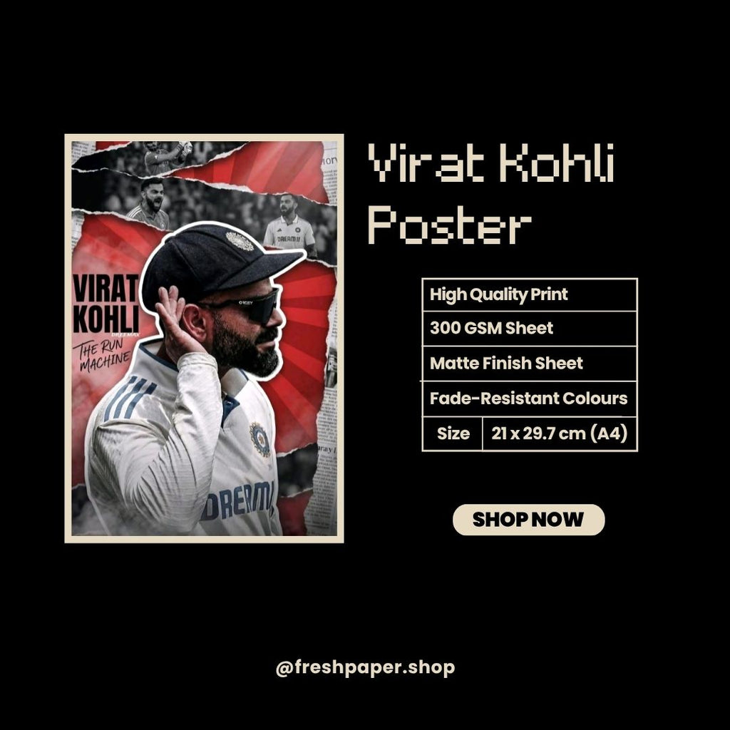 Virat Kohli Poster #4 | Cricket | Sports