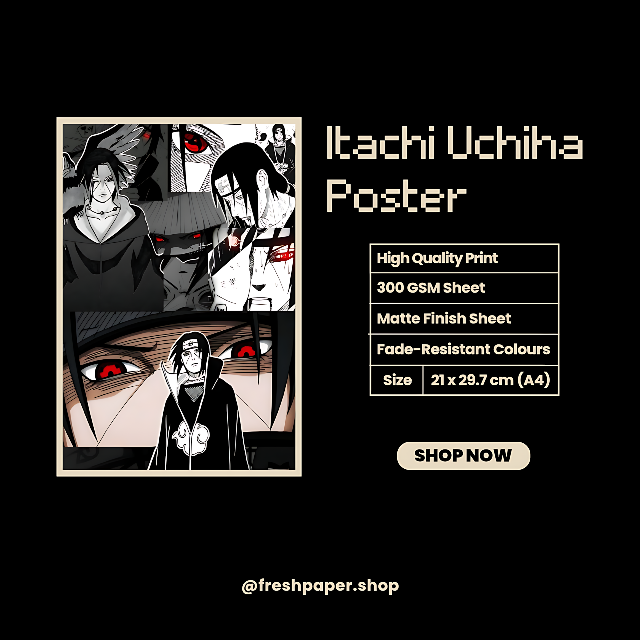 Itachi Uchiha Poster #5 | Naruto | Anime