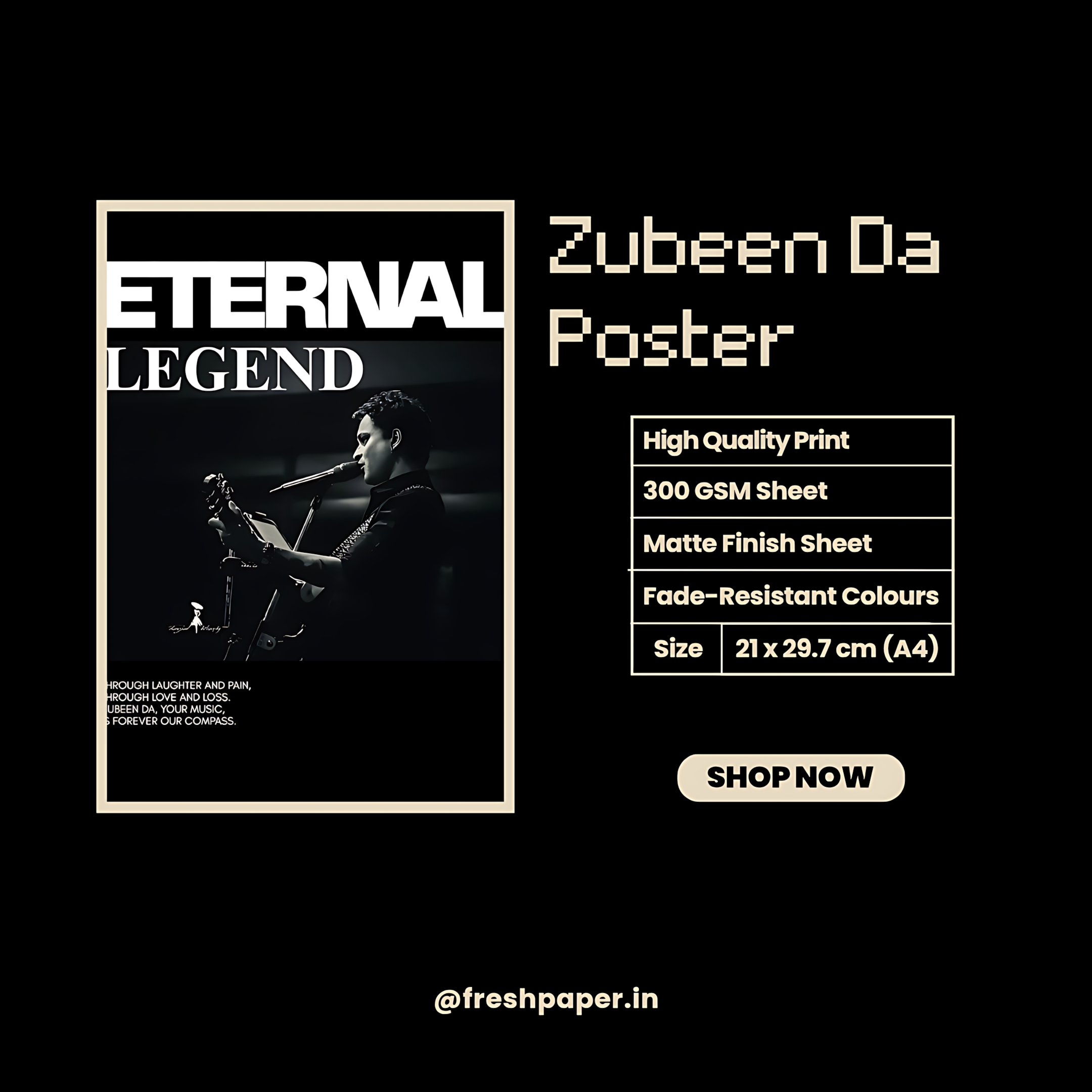 Zubeen Da Poster #7 | SInger | Celebrity